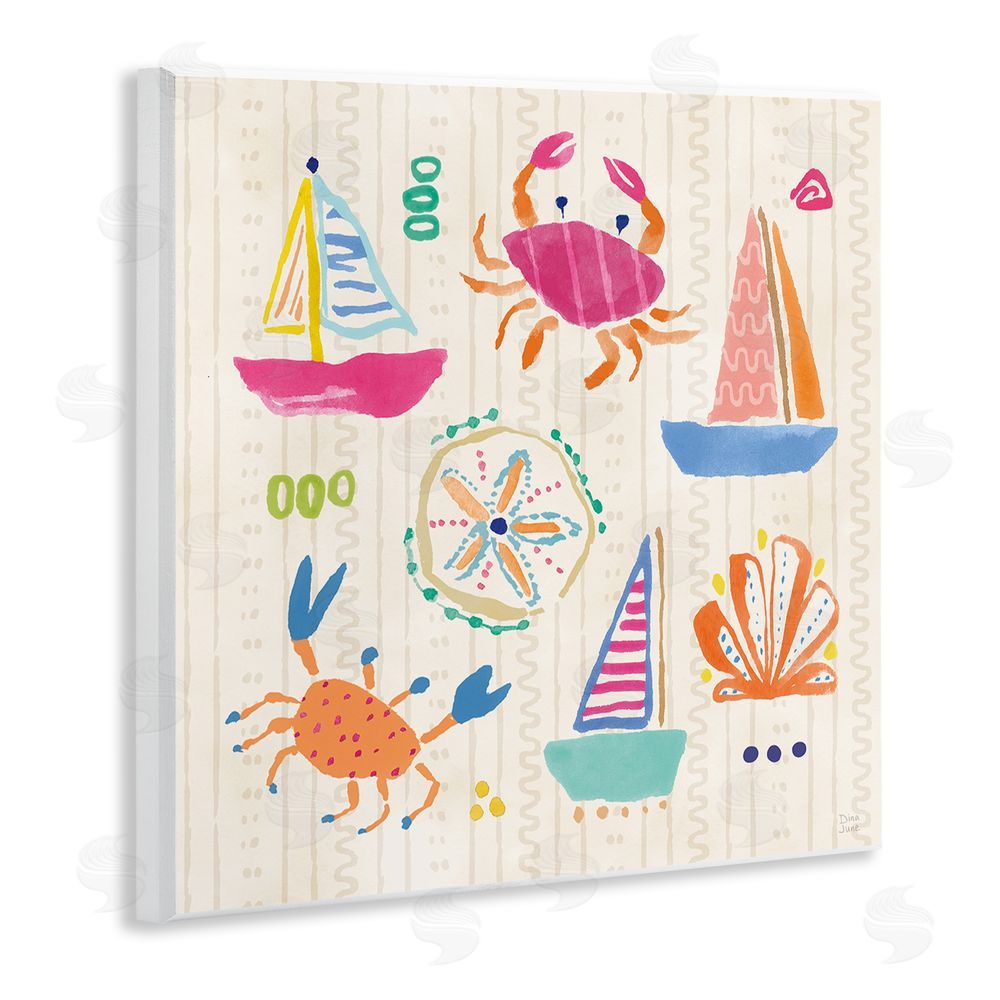 Dina June Nautical Fine In The Sunshine Wall Plaque Home Decor Art Print