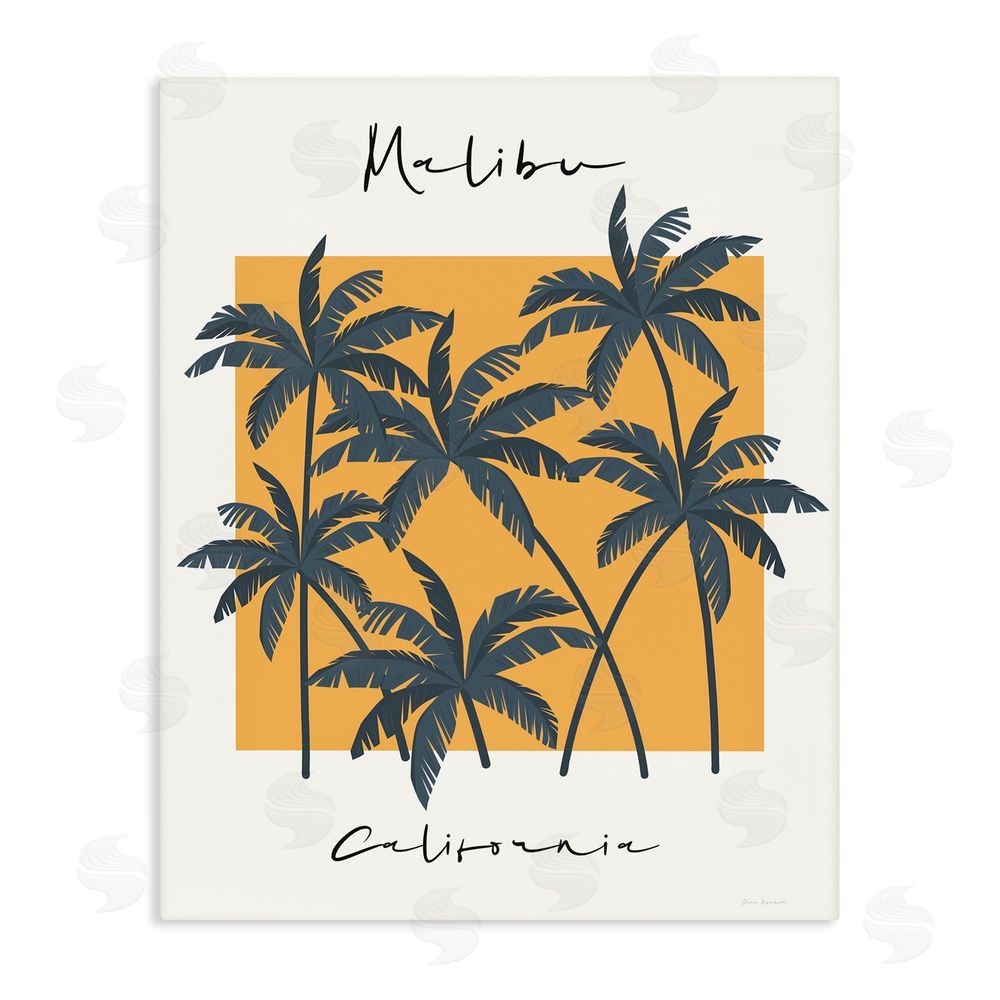 Wild Apple Malibu Retro Vibe Canvas Wall Art Print