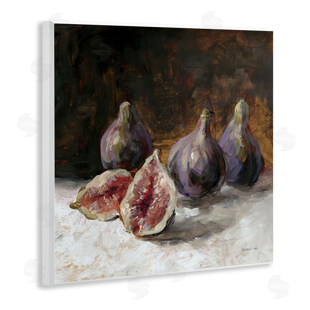 Danhui Nai Rustic Fig Still Life Wall Plaque Home Decor Art Print