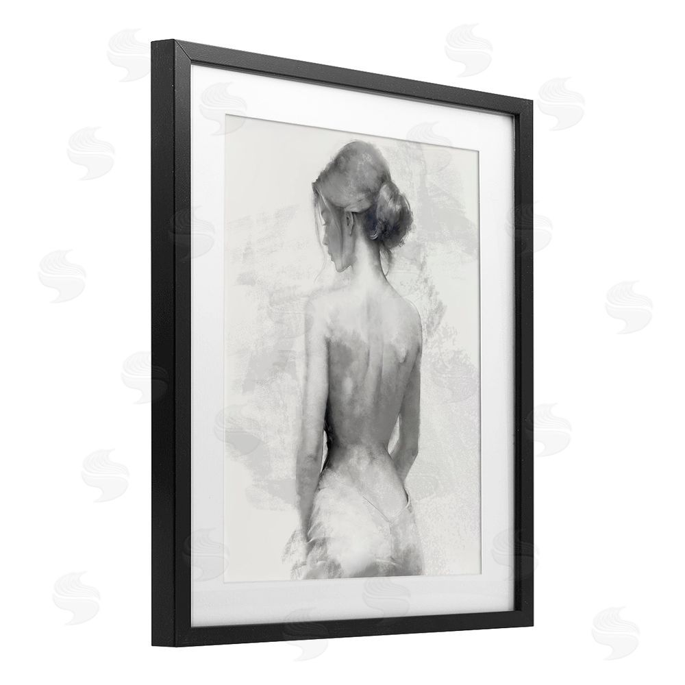 Kim Allen Mine Elegant Figure Black Framed Print Under Glass Wall Art