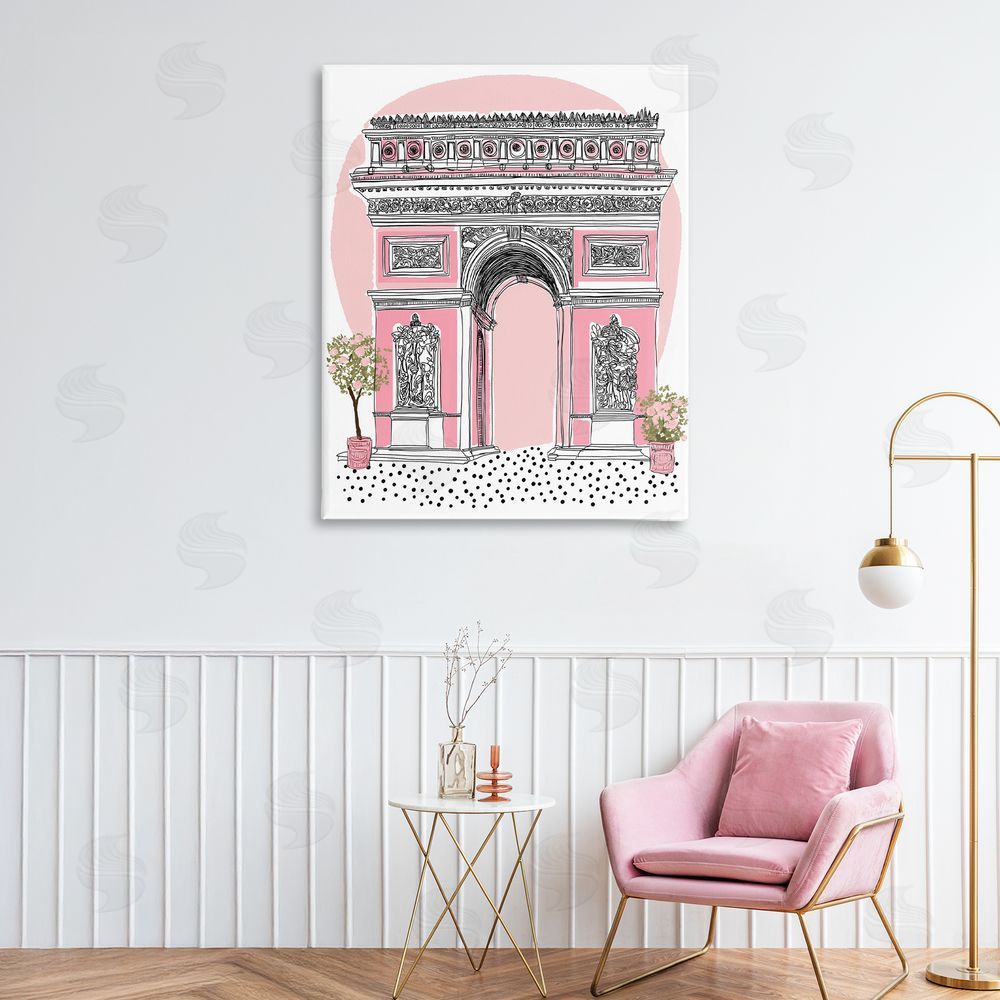 Jess Stempel Pink Neoclassical Archway