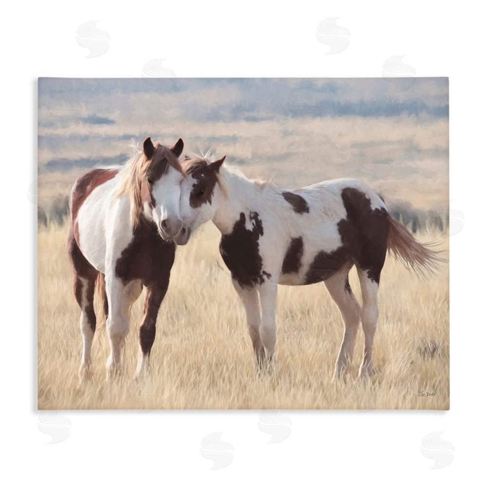 Lori Deiter A Mother's Equine Love Stretched Canvas Wall Art Print