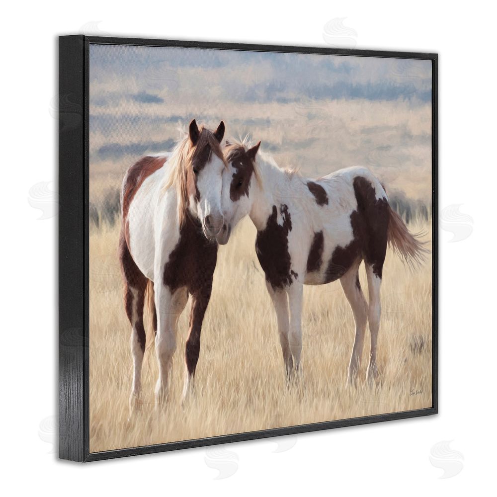 Lori Deiter A Mother's Equine Love Black Framed Giclee Wall Art Print