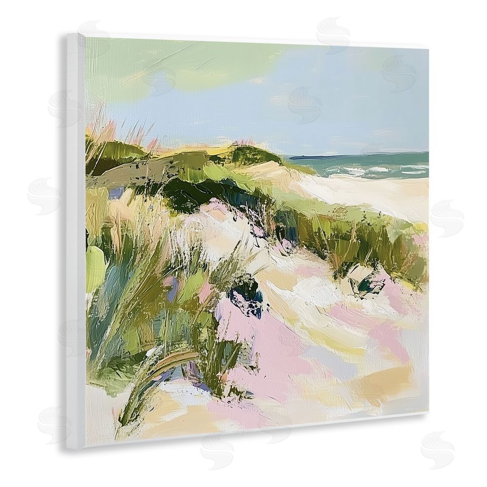 Heidi Kuntz Pastel Coastal Dunes at Sunrise Wall Plaque Home Decor Art Print
