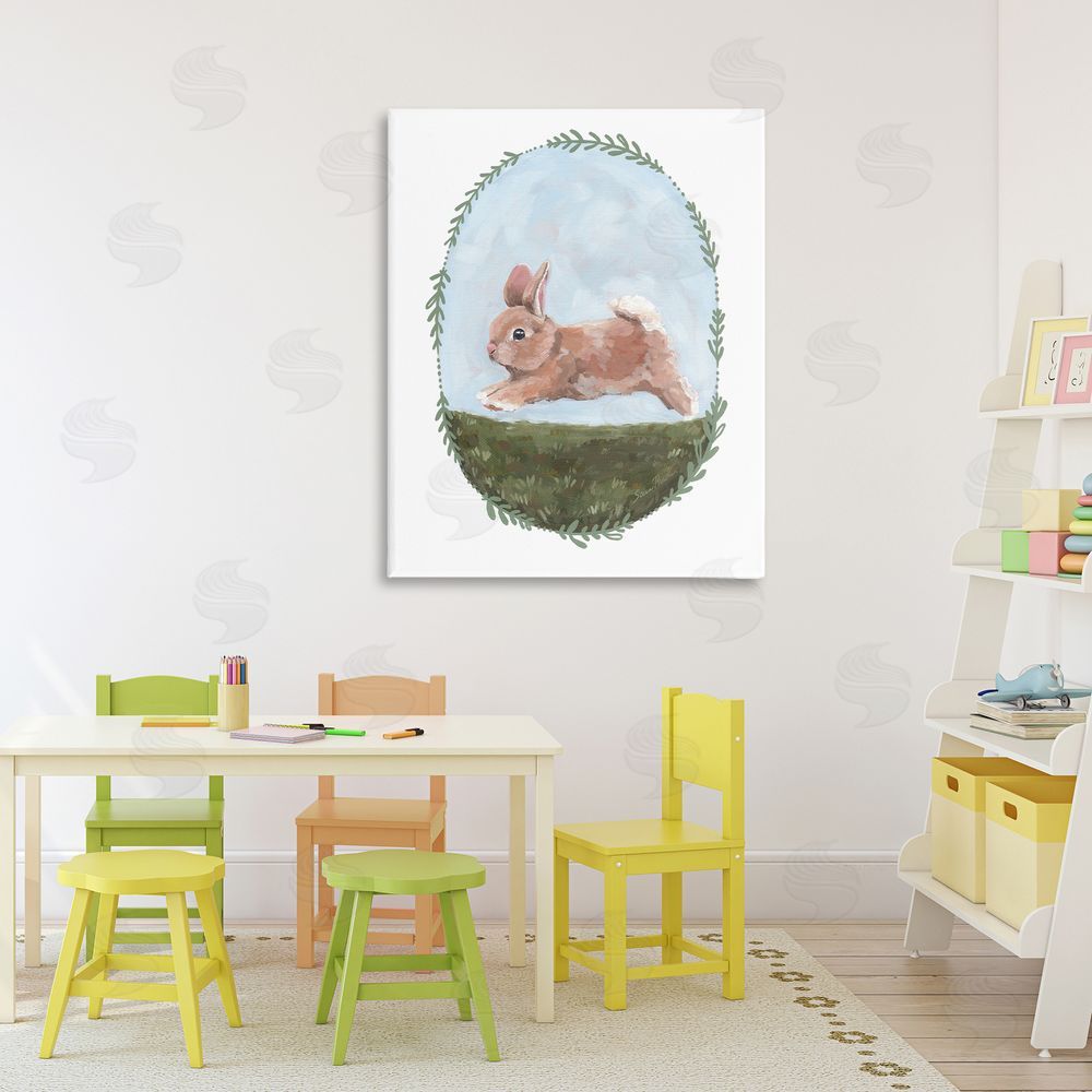 Sara Baker The Goodness of Spring Stretched Canvas Wall Art Print in Room