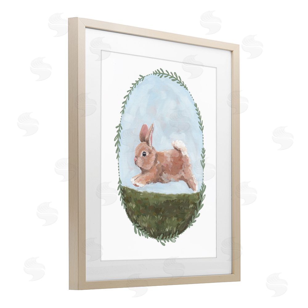 Sara Baker The Goodness of Spring Brown Framed Print Under Glass Wall Art