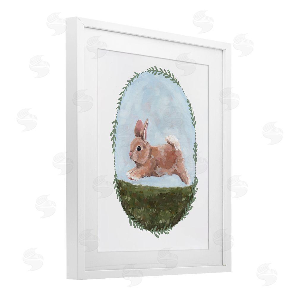 Sara Baker The Goodness of Spring White Framed Print Under Glass Wall Art