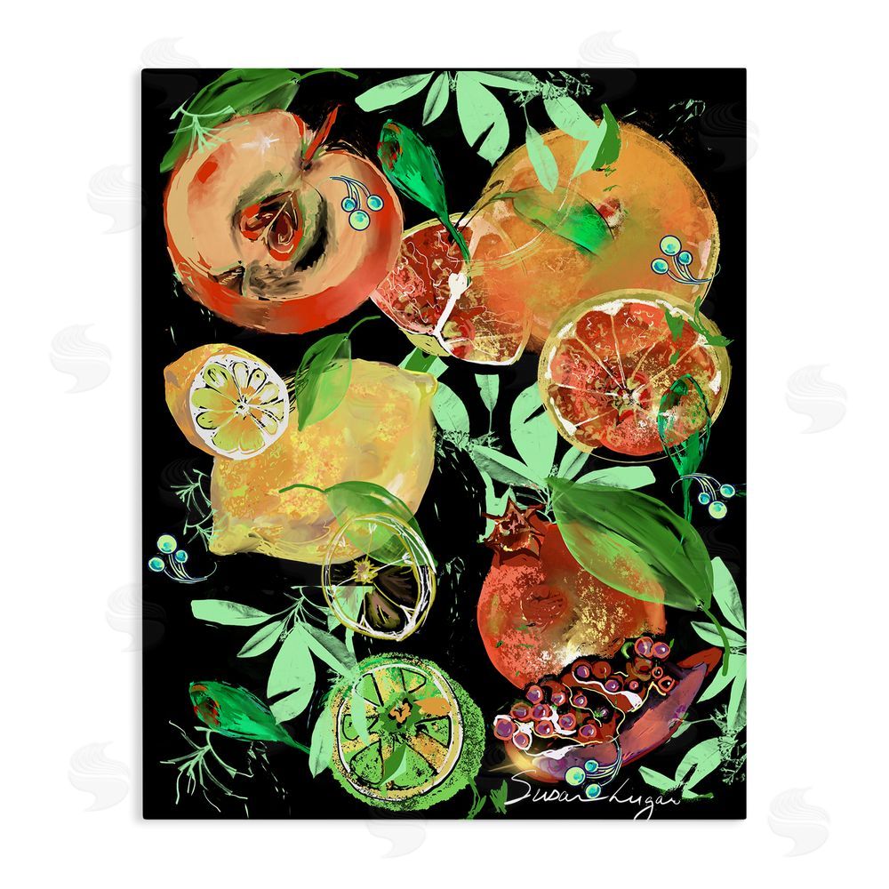 Susan Lugar Fruit Medley Combo Canvas Wall Art Print