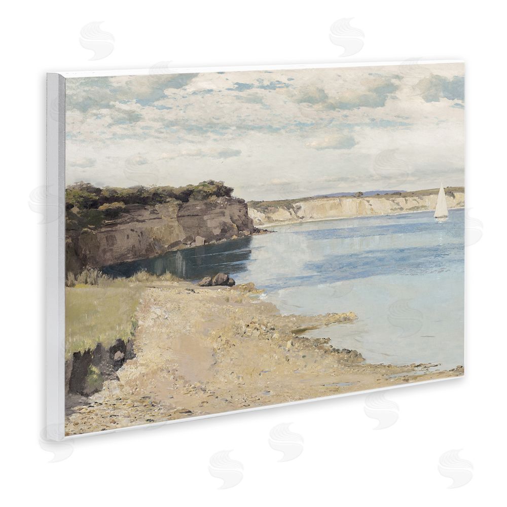 Christy McKee Set Sail Peaceful Cove Wooden Wall Plaque Art Print