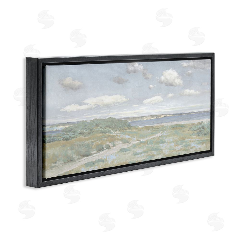 Christy McKee Path To The Water Black Floating Frame Canvas Wall Art Print