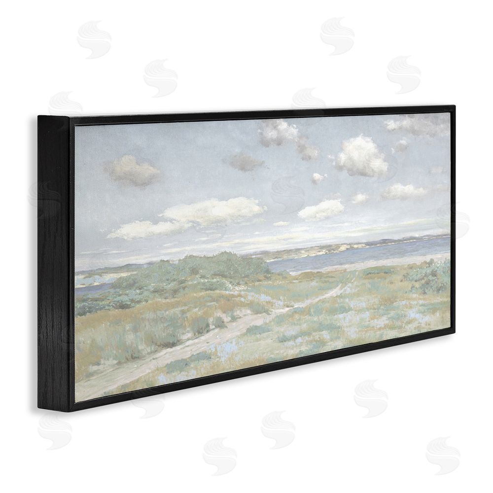 Christy McKee Path To The Water Black Framed Giclee Wall Art Print