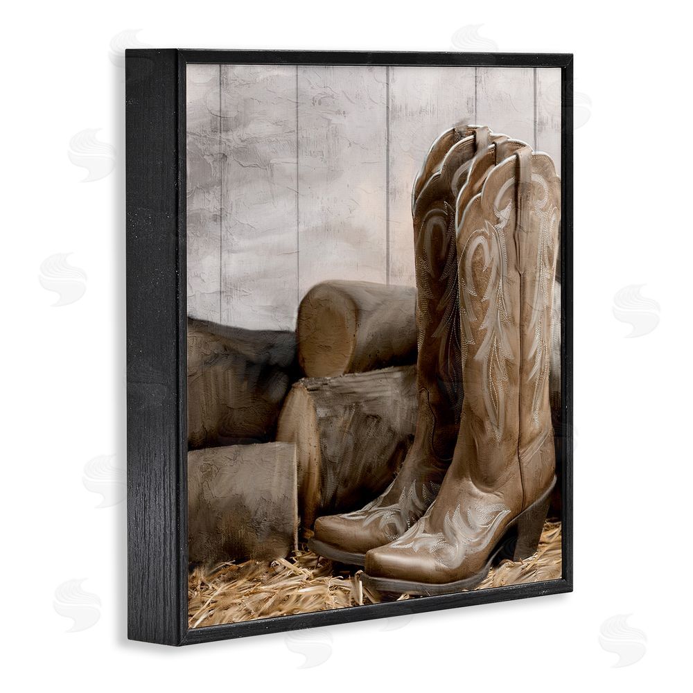 Kim Allen Kick Off Your Boots Black Framed Giclee Wall Art Print