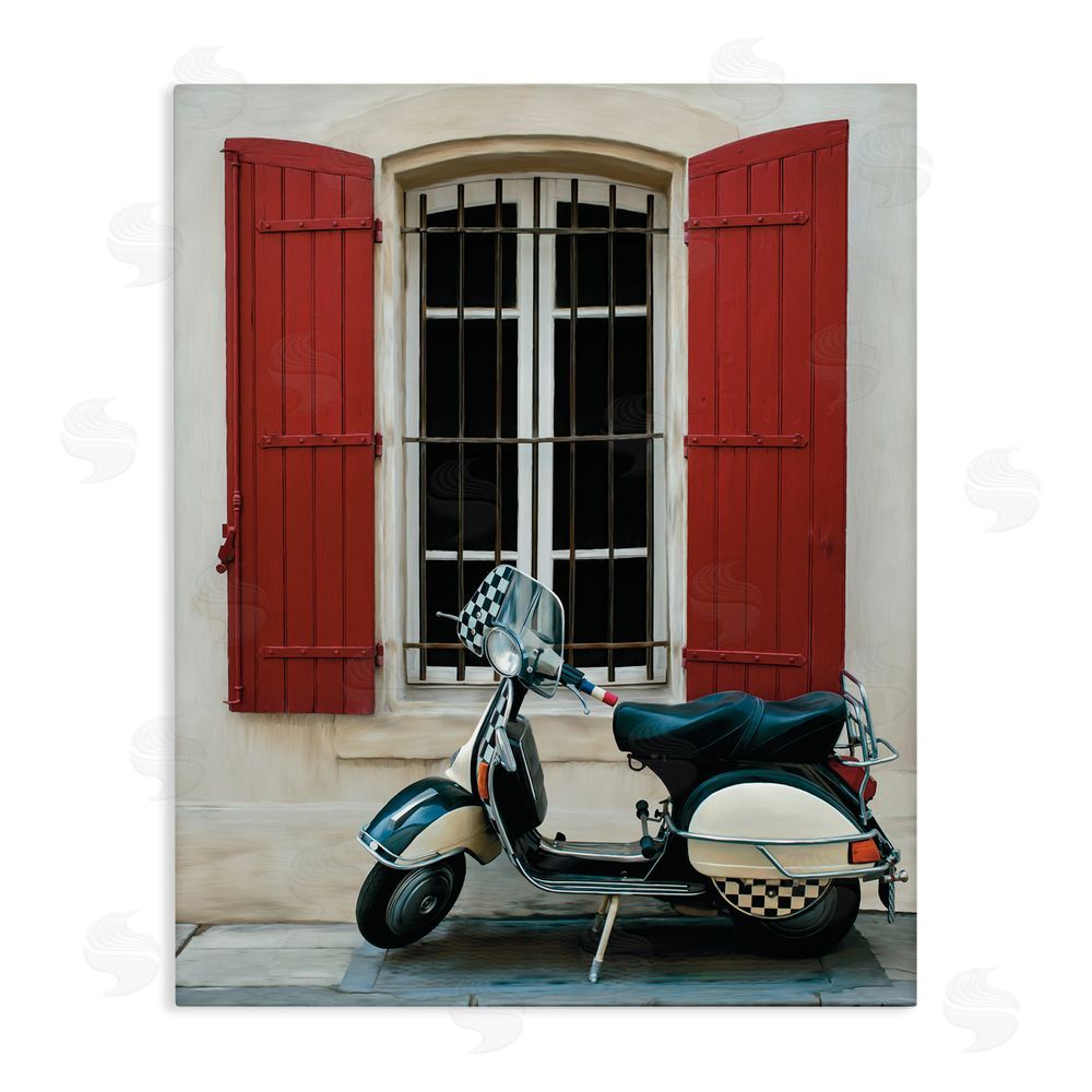 Renel Peters Two Wheel Dream Stretched Canvas Wall Art Print