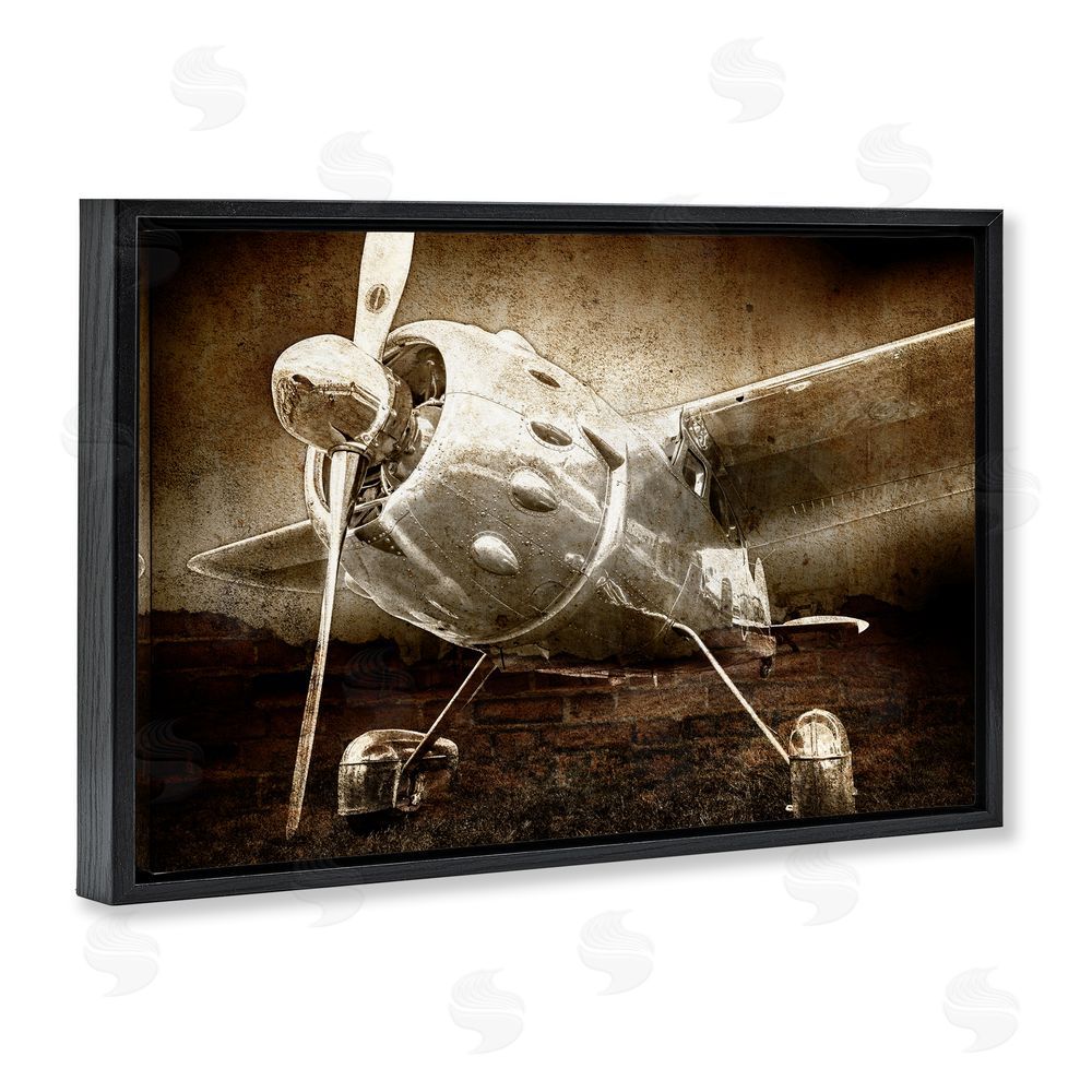 Kim Allen Taking Flight Vintage Black Floating Frame Canvas Wall Art Print
