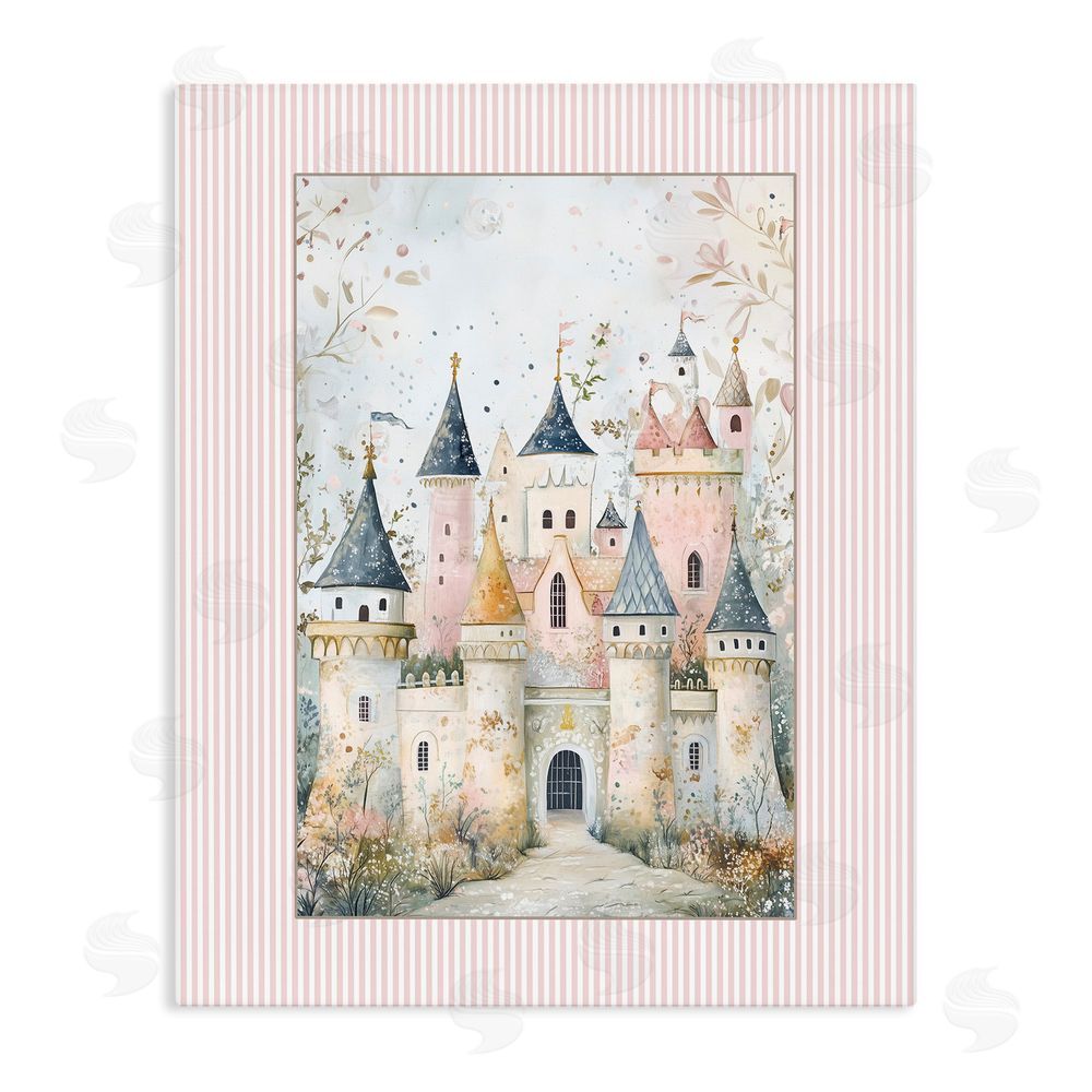 Christine Simpson Art Enchanted Dreams Castle Stretched Canvas Wall Art Print
