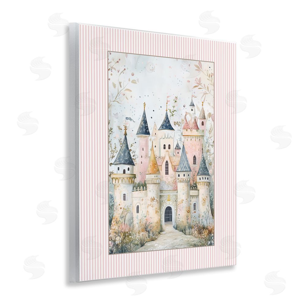 Christine Simpson Art Enchanted Dreams Castle Wooden Wall Plaque Art Print