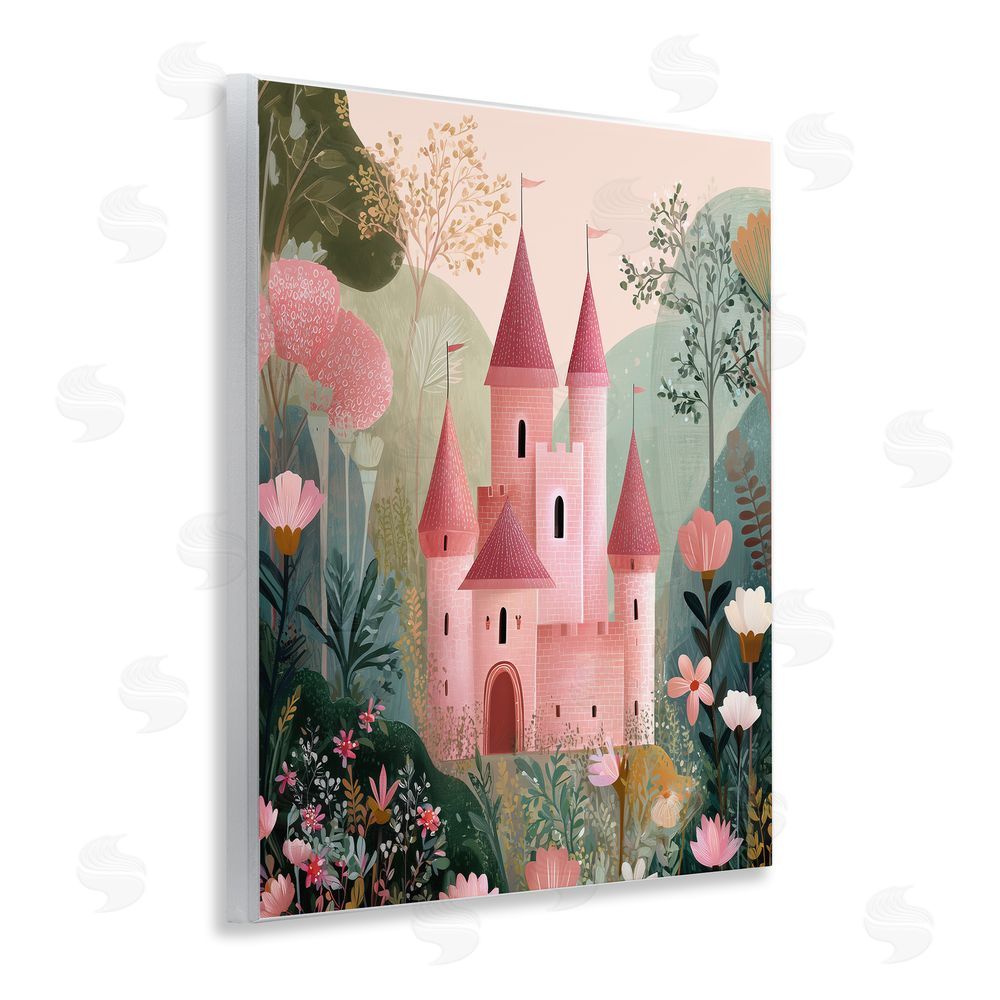 Christine Simpson Art Castle For A Princess Wooden Wall Plaque Art Print