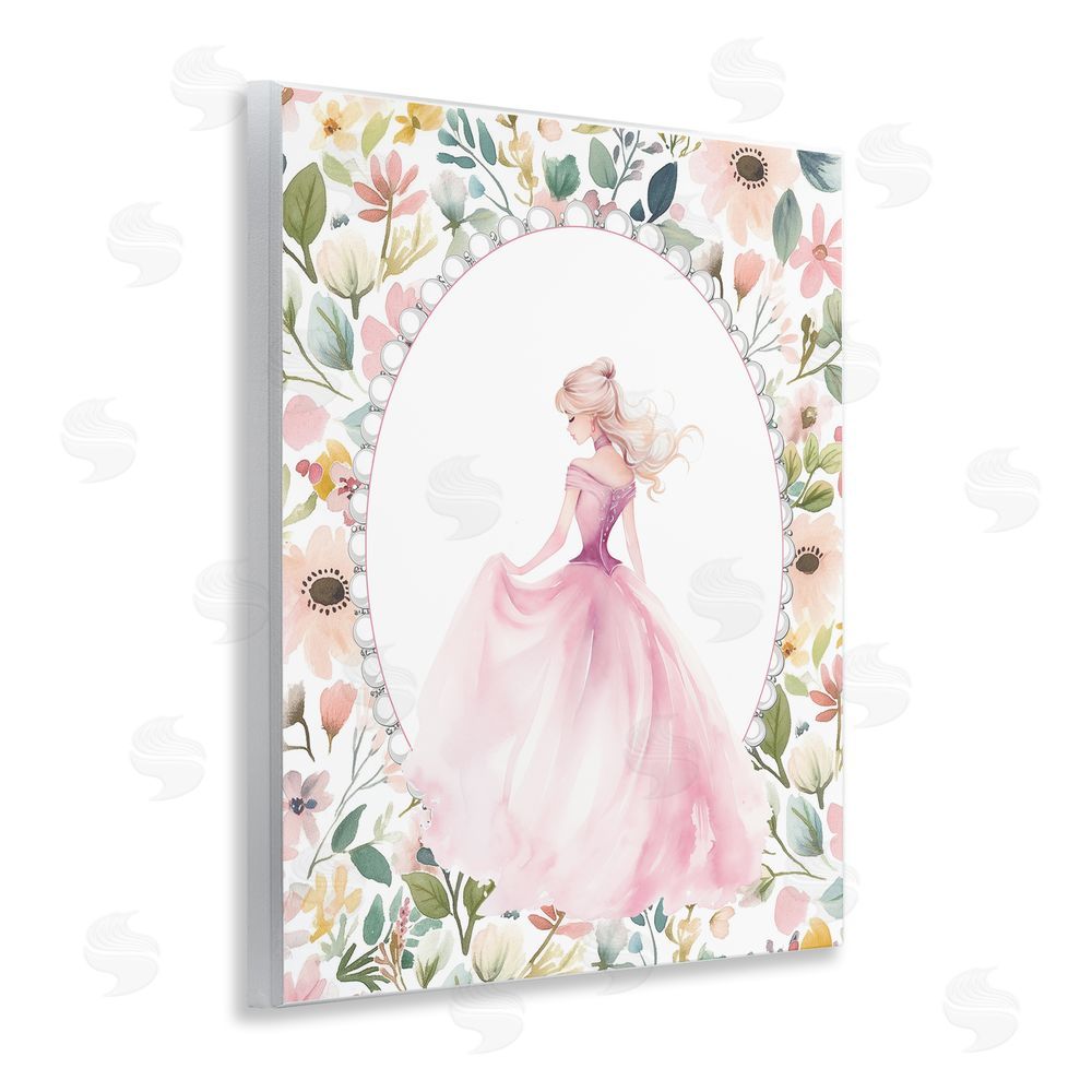 Christine Simpson Art Graceful Princess Love Wooden Wall Plaque Art Print