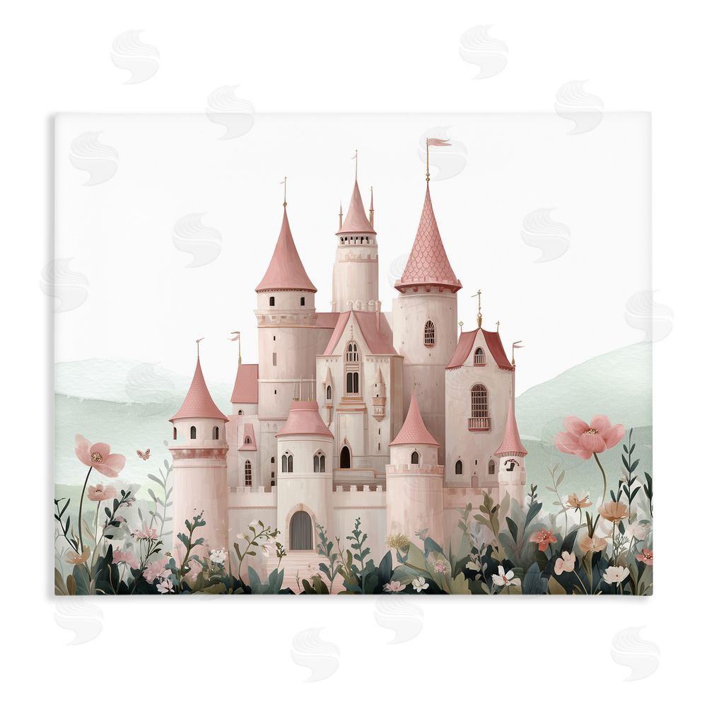 Christine Simpson Art A Castle For Princess Stretched Canvas Wall Art Print