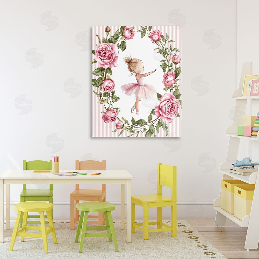 Christine Simpson Art Little Rose Dance Ballerina