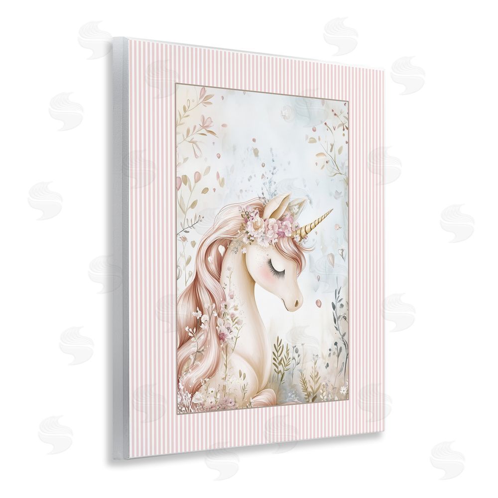 Christine Simpson Art Enchanted Dreams Unicorn Wooden Wall Plaque Art Print
