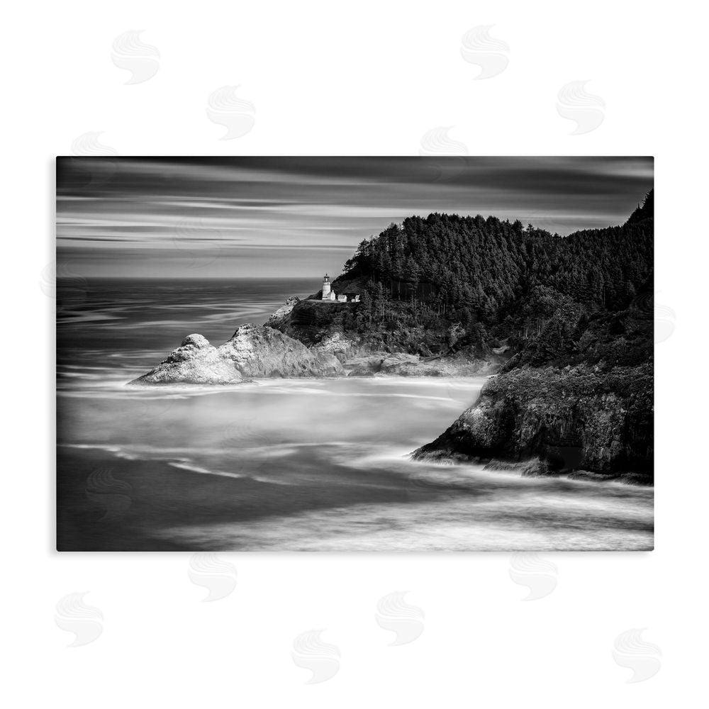 Rick Berk Perched Above The Pacific Stretched Canvas Wall Art Print