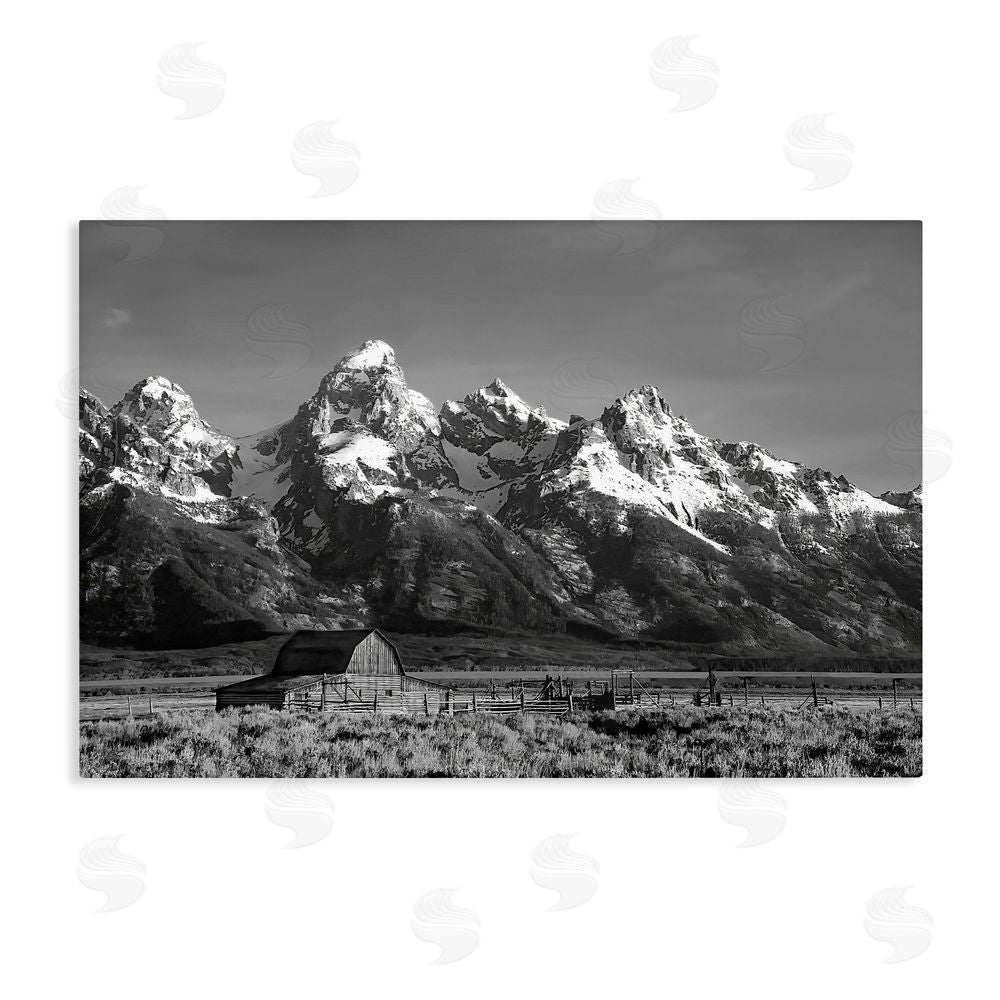 Steve Toole John Moulton Barn Landscape Stretched Canvas Wall Art Print