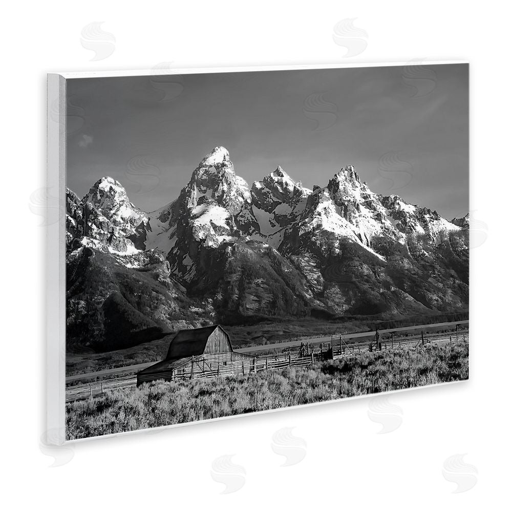 Steve Toole John Moulton Barn Landscape Wooden Wall Plaque Art Print