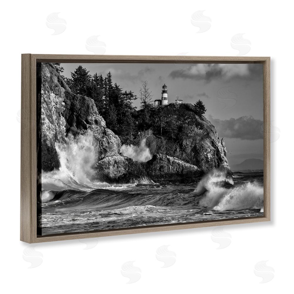 Rick Berk Rising Tide at Cape Brown Floating Frame Canvas Wall Art Print