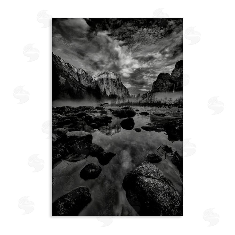 Jon Evan Morning in Yosemite Valley Stretched Canvas Wall Art Print