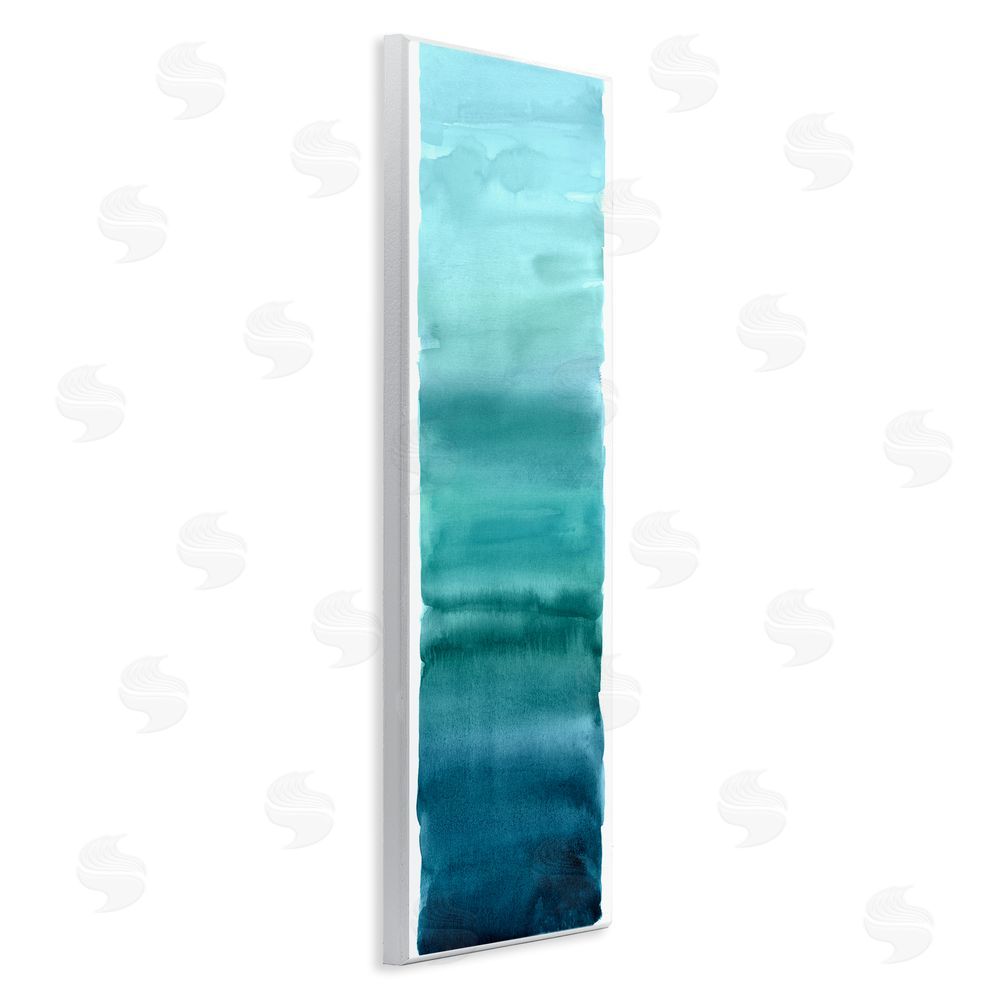Allie Corbin Cerulean Blend Gradient Wooden Wall Plaque Art Print