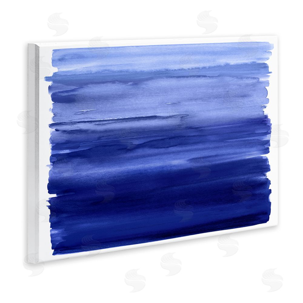Allie Corbin Oceanic Ombre Blue Wooden Wall Plaque Art Print