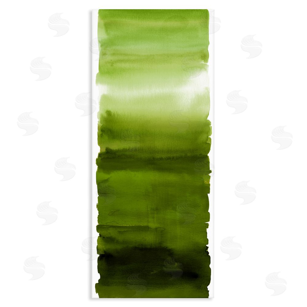 Allie Corbin Green Blend Gradient Stretched Canvas Wall Art Print