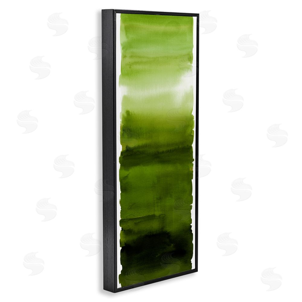 Allie Corbin Green Blend Gradient Black Framed Giclee Wall Art Print