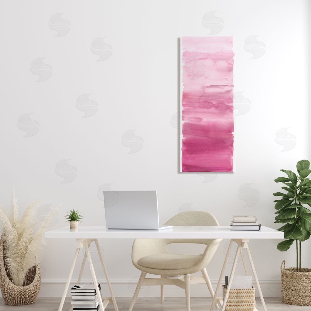 Allie Corbin Blush Blend Gradient Stretched Canvas Wall Art in Room