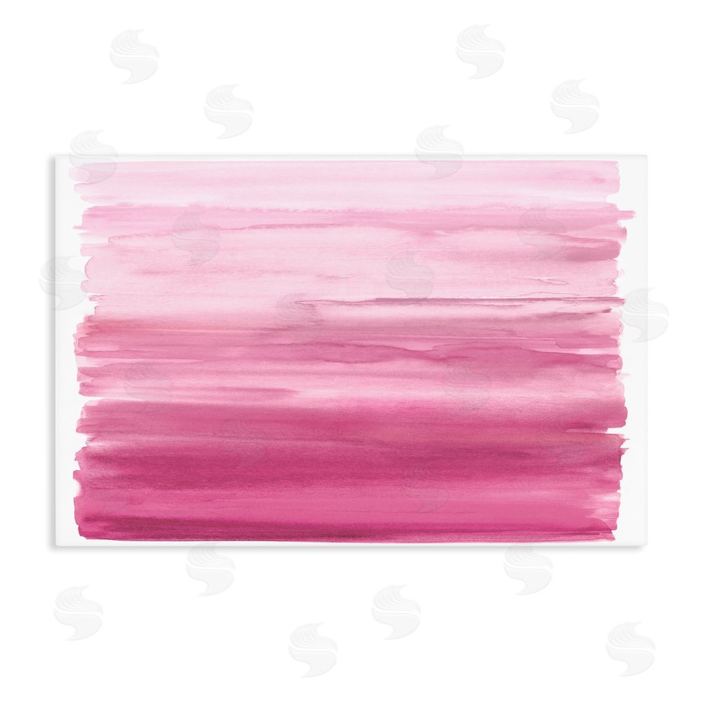 Allie Corbin Ombre Pink Blush Stretched Canvas Wall Art Print