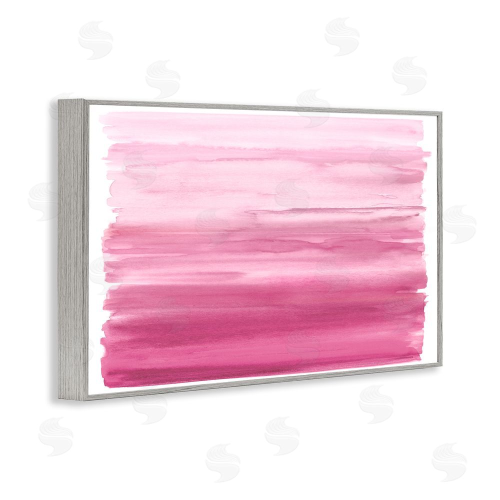 Allie Corbin Ombre Pink Blush Gray Framed Giclee Wall Art Print