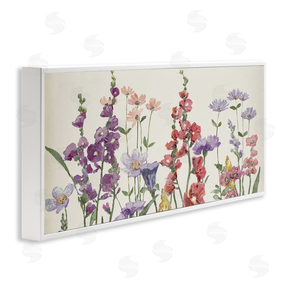 Lorenzo Collective Butterfly Garden in Vintage Tones White Framed Giclee Wall Art Print