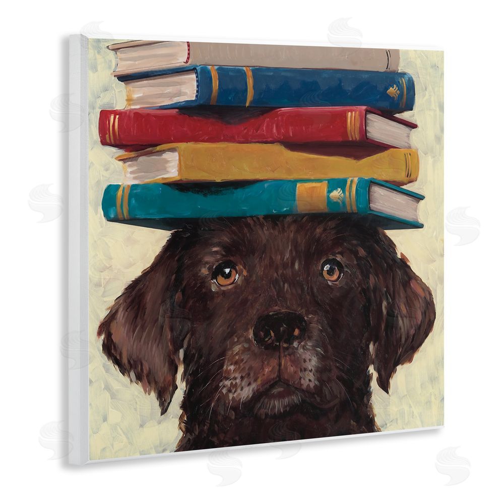 Studio Bautista Studious Abby Dog Wooden Wall Plaque Art Print