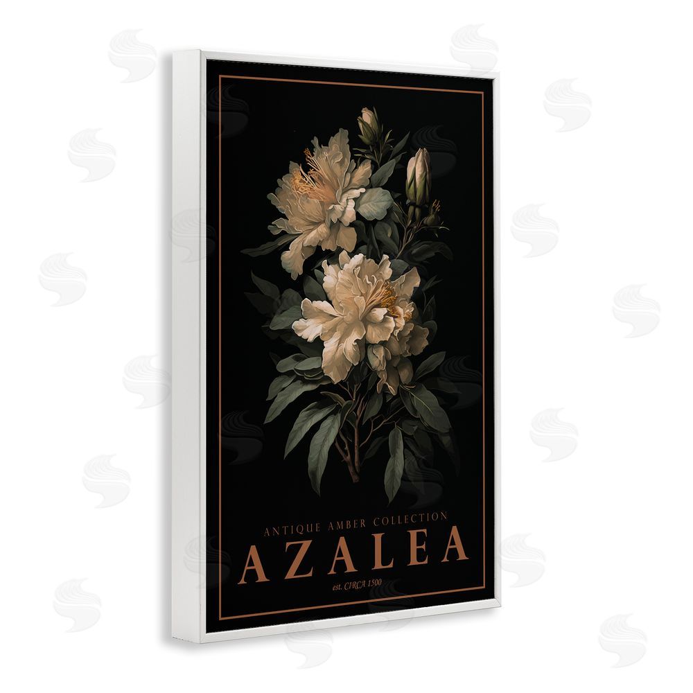 Chris Giampietro Antique Azalea Light White Framed Giclee Wall Art Print