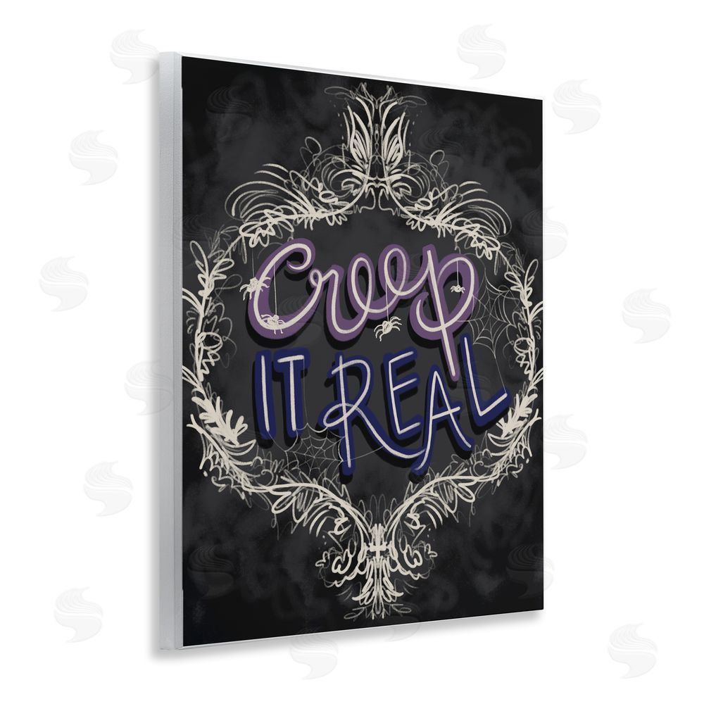 Connie Summers Vintage Creep It Real Wall Plaque Art Print