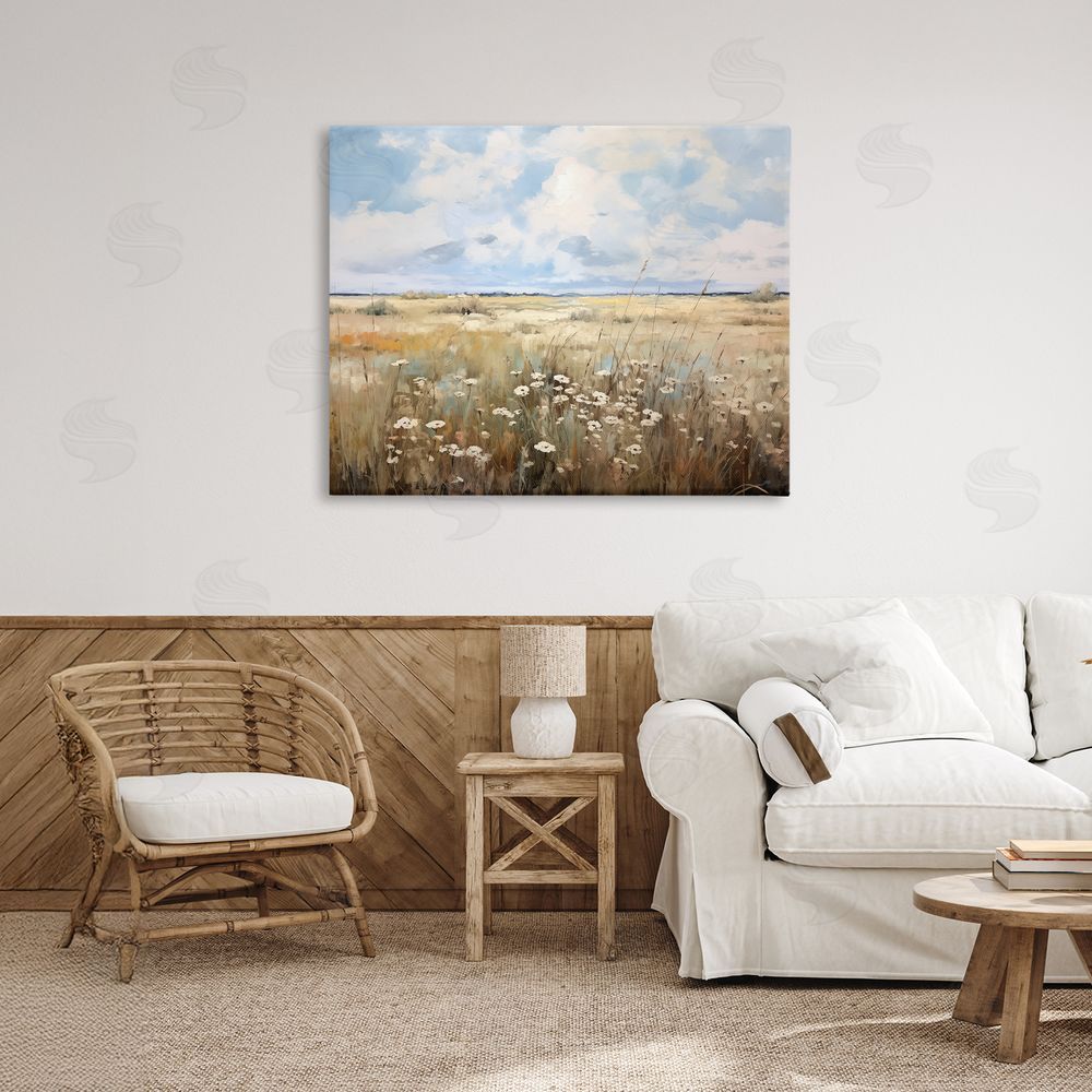 Heidi Kuntz A View To Remember Stretched Canvas Wall Art in Room