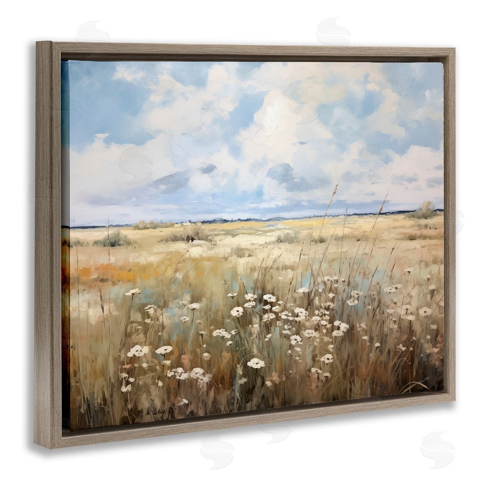 Heidi Kuntz A View To Remember Brown Floating Frame Canvas Wall Art Print