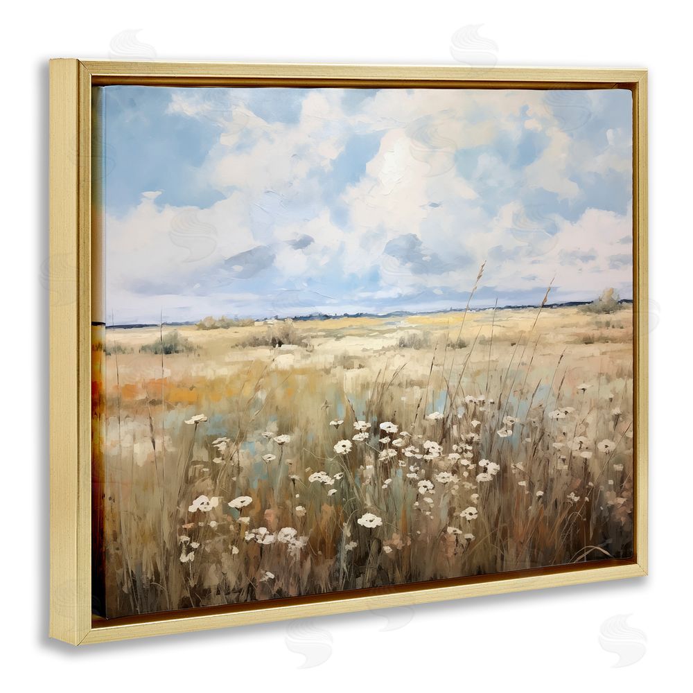 Heidi Kuntz A View To Remember Gold Floating Frame Canvas Wall Art Print