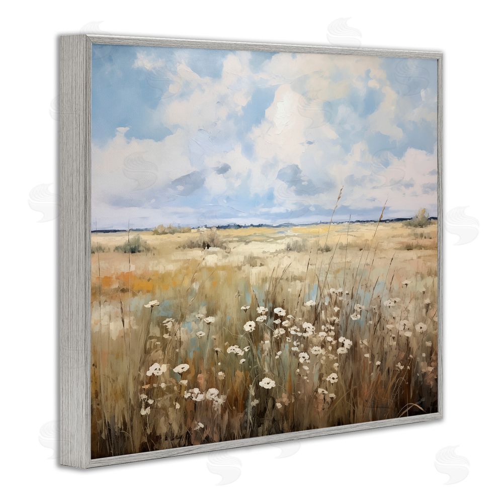 Heidi Kuntz A View To Remember Gray Framed Giclee Wall Art Print