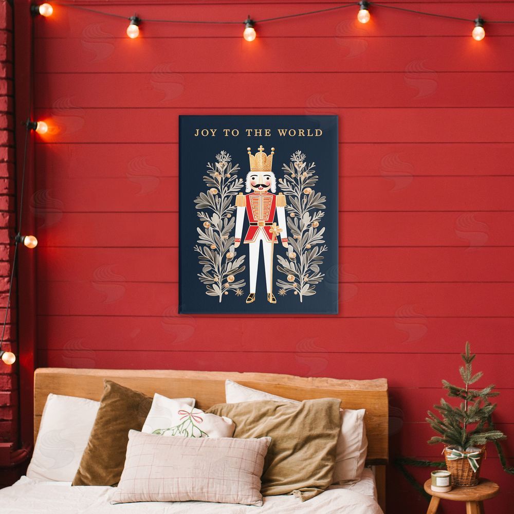 Heidi Kuntz Joy To World Happy Nutcracker Canvas Art on Wall