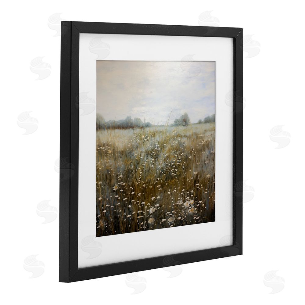 Heidi Kuntz Across The Field in Summertime Black Framed Print Under Glass Wall Art