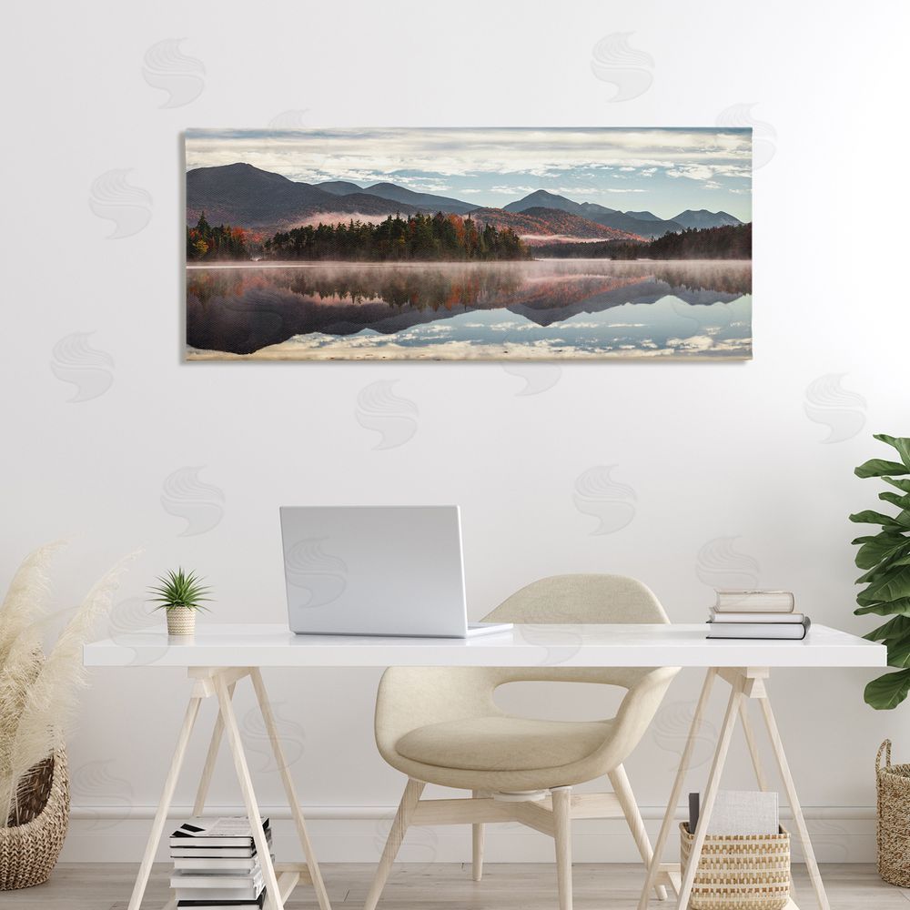 Jonathan Zaharek Panoramic View From Boreas Ponds Stretched Canvas Wall Art in Room