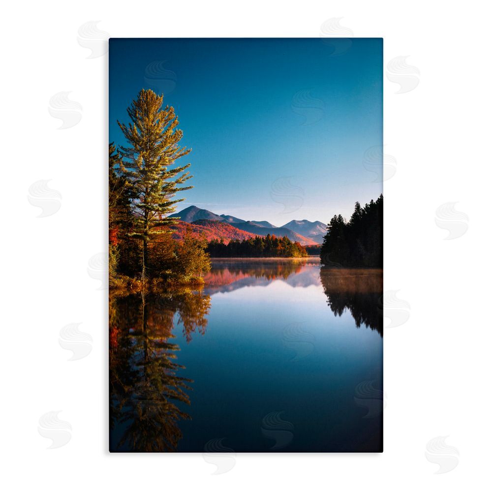 Jonathan Zaharek Autumn Morning Wilderness Stretched Canvas Wall Art Print