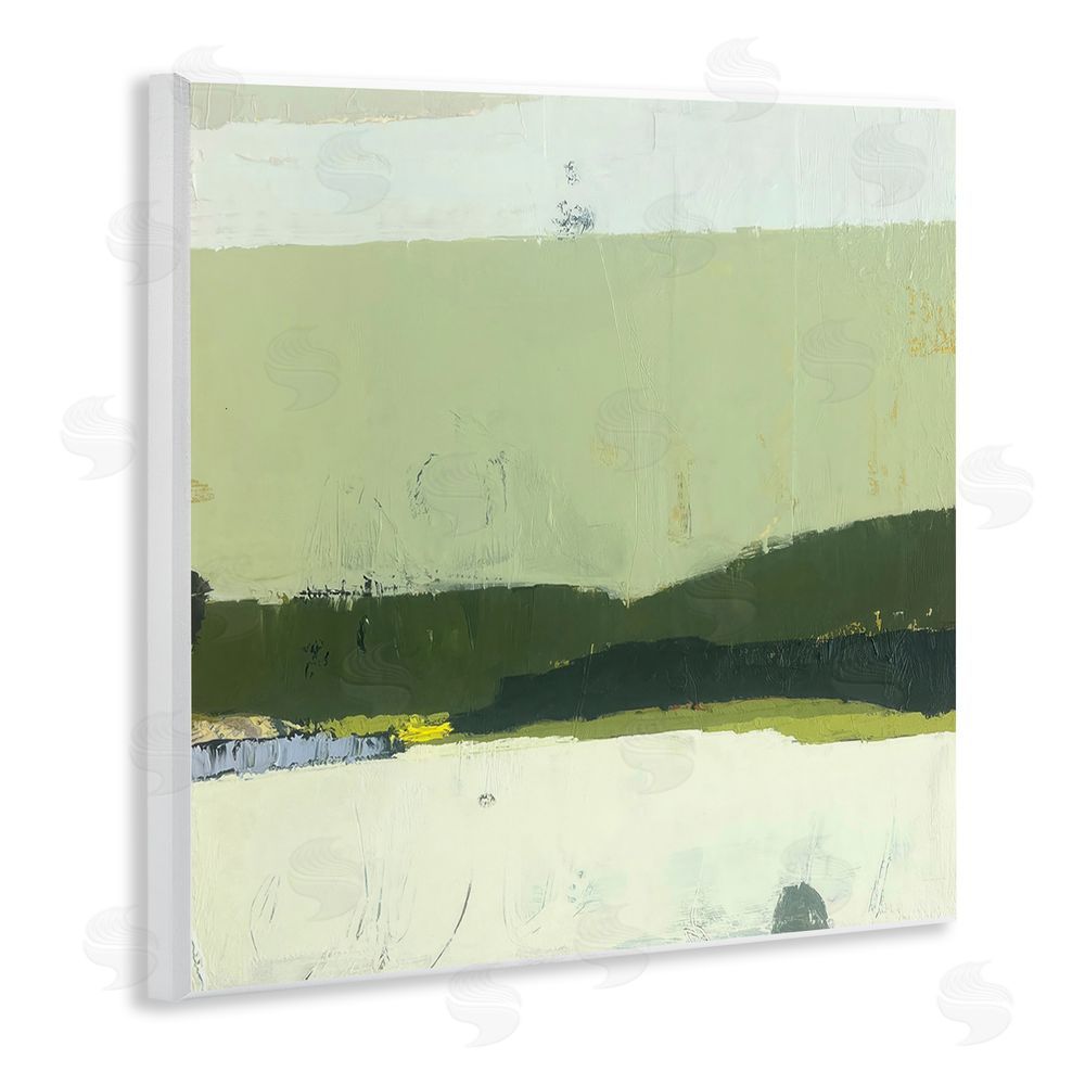 Julia Foug Bloom Serene Layered Landscape Wooden Wall Plaque Art Print